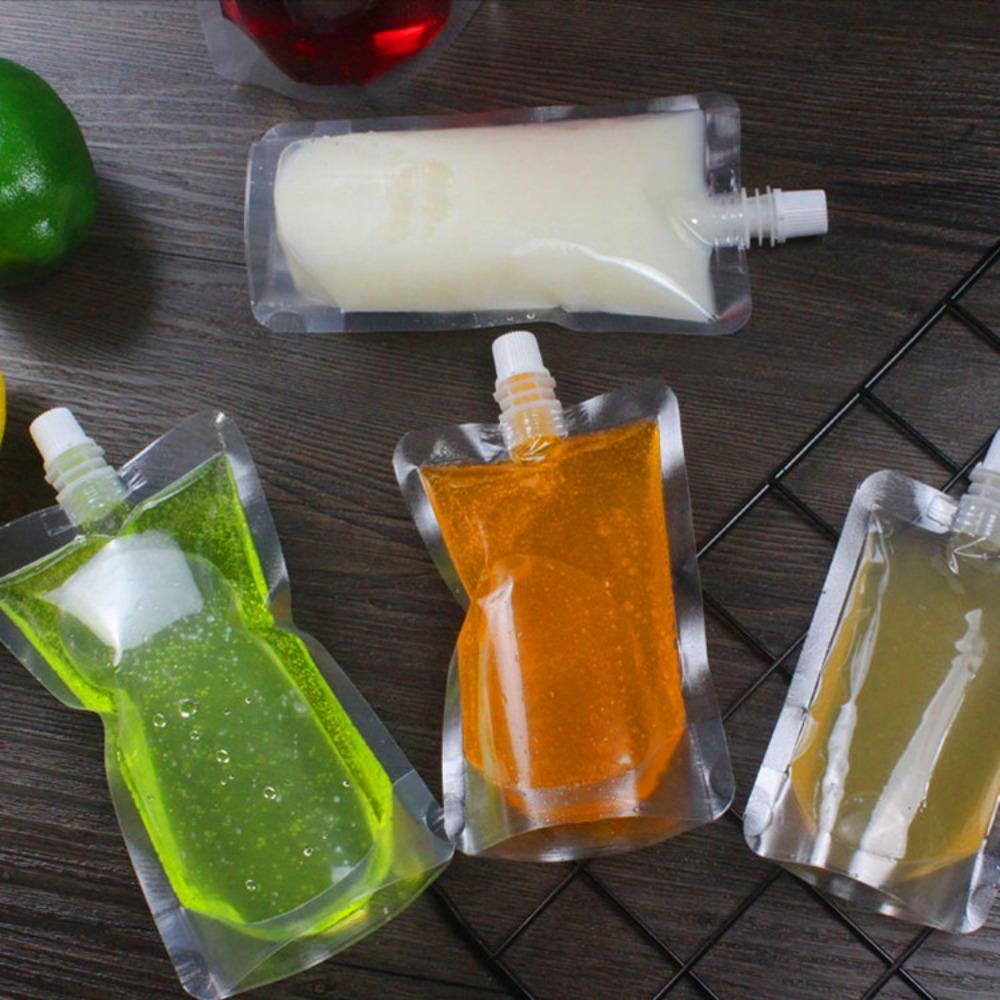 Party Refillable Squeezable Leak Proof Juice Pouches Drink Pouch Soybean Milk Liquid Containers