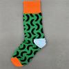 Женские носки унисекс из чесаного хлопка Happy Socks Вишня Клубника