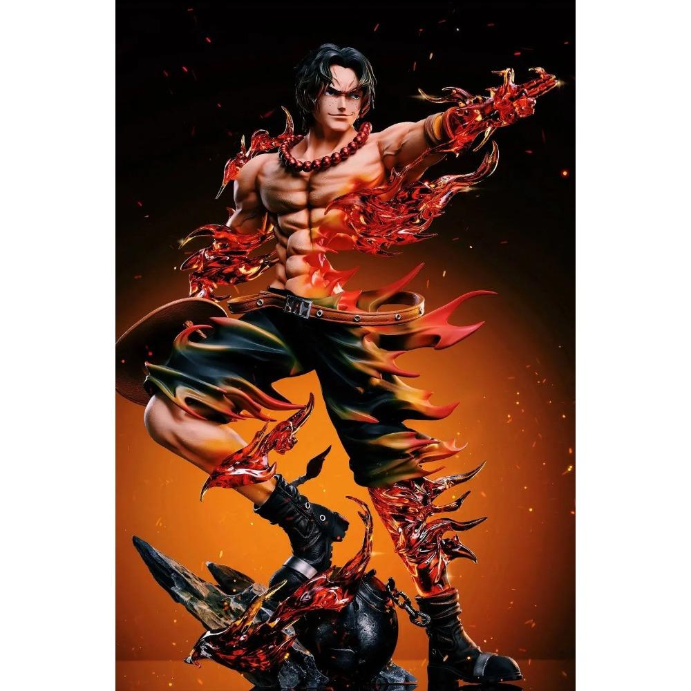Ace Anime Figure Portgas·D· Ace Action Figurine Statue Pvc Gk Model Collection Doll Desk Decoration Toy Birthday Gifts