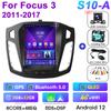 9,7" 2 Din Android 12 автомобильный радиоприемник для Ford Focus 3 Mk 3 2011 - 2019 мультимедийный видеоплеер GPS 4G Carplay Auto Stereo RDS DSP DVD