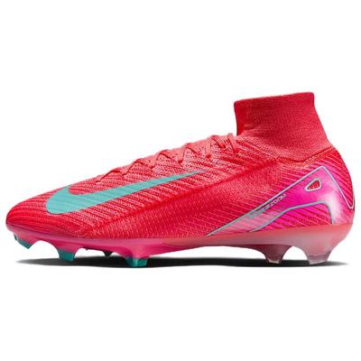 Кроссовки Zoom Mercurial Superfly 10 Elite FG Mad Energy Pack унисекс красные Ember-Glow Aurora-зеленые FQ1454-800