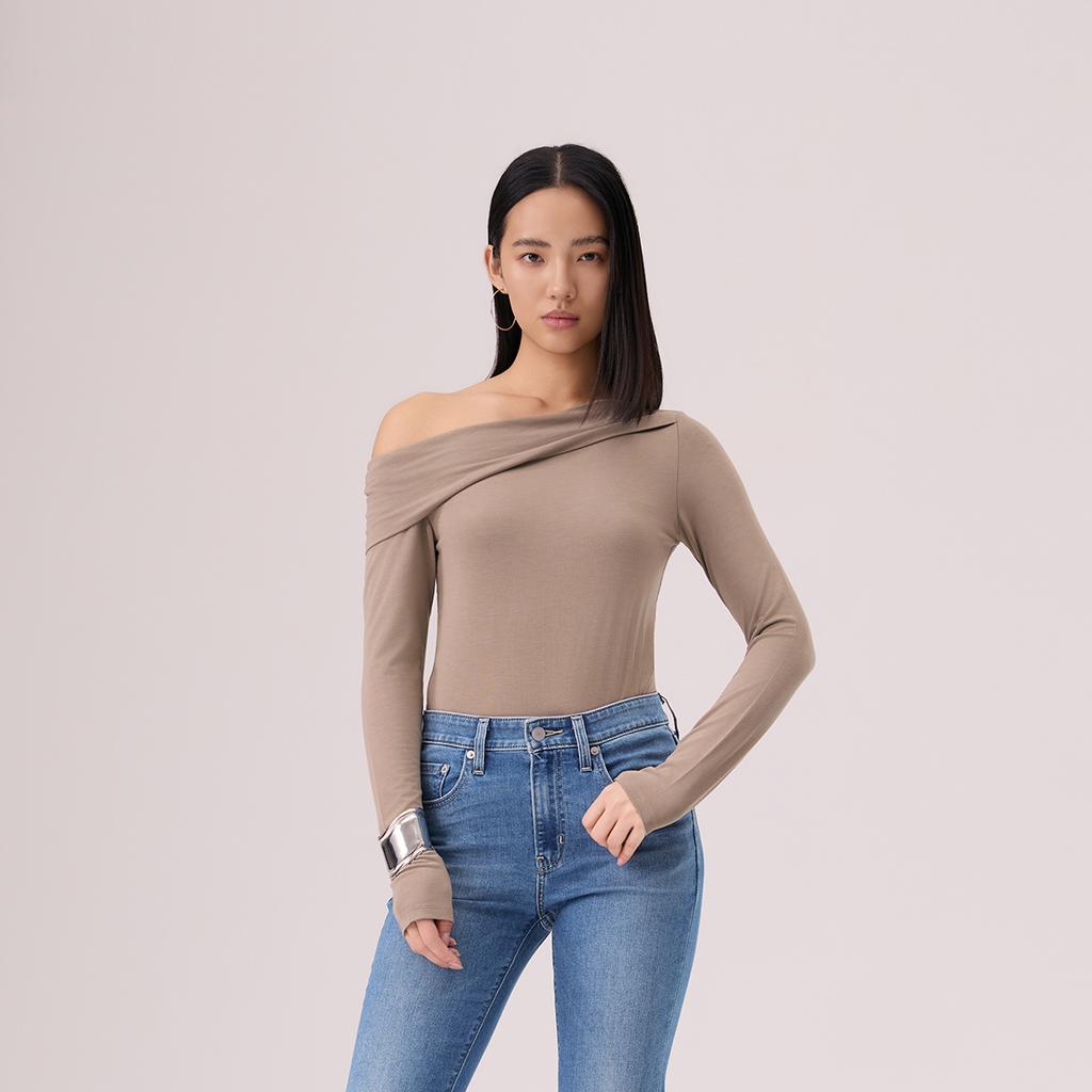 Женская футболка Levis Standard с открытыми плечами Топы 005IT-0002