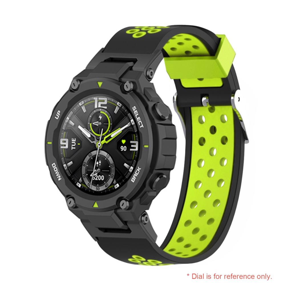 Silicone Watch Band Compatible with Huami Amazfit T-Rex / T-Rex Pro Watch Strap Replacement Band