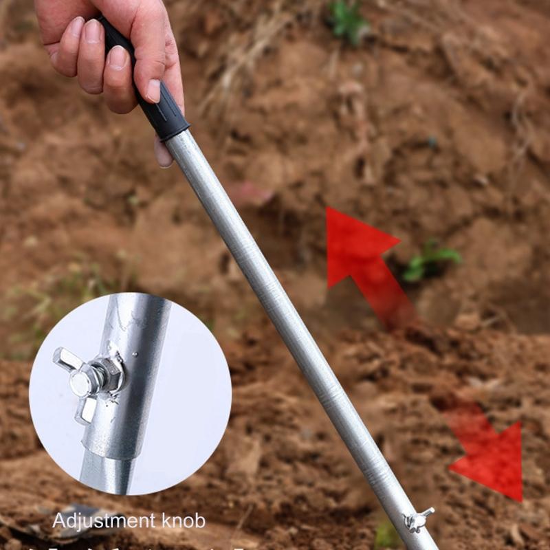 Metal Film Puncher Vegetable Planting and Transplanting Agricultural Film Breaker Plastic Films Puncture Gardening Tool