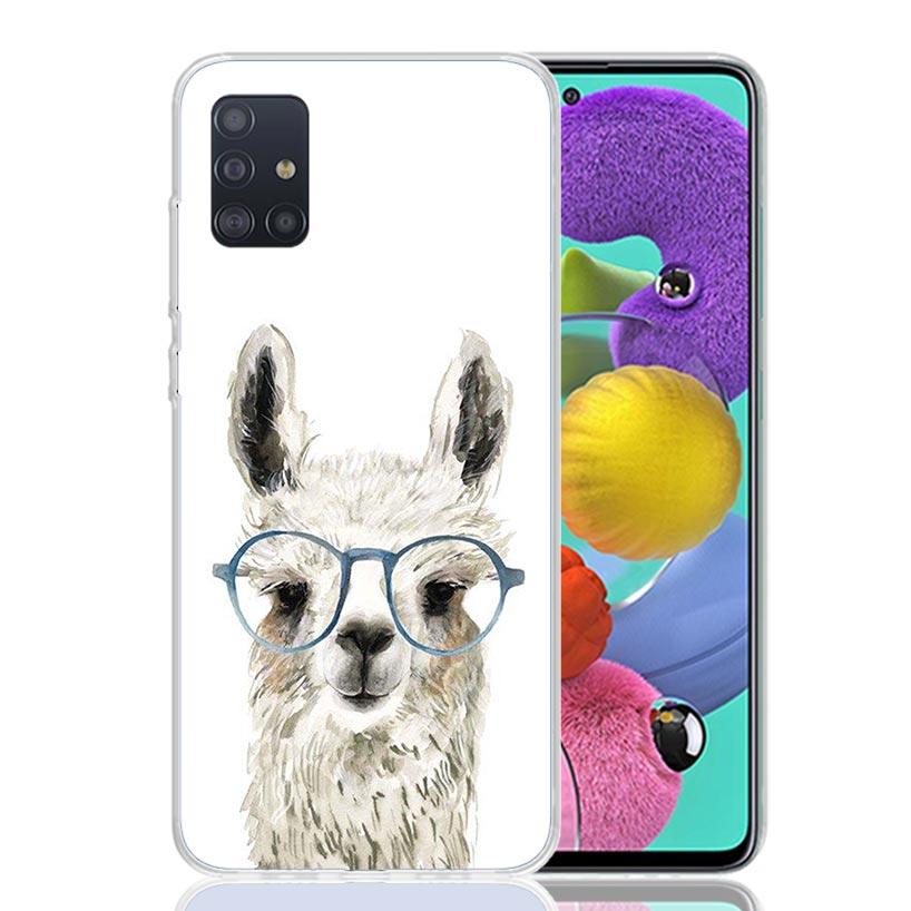 Lama Llama Alpacas For Samsung Galaxy A52S A42 A32 A22 A12 A02S A51 A50S Phone Case A41 A31 A21S A30S A20S A20E A70 A71 A40 A10S