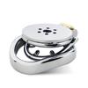 Мужская клетка для пениса из нержавеющей стали, замок целомудрия плюс противоотключающее кольцо CB Lock, секс-игрушка для геев, кольцо для члена, рабское кольцо уретры, целомудрие