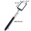 Зеркало для осмотра со светодиодной подсветкой, телескопические зеркала с вращением на 360 градусов, механические инструменты, магнитное зеркало с телескопической ручкой, инструменты для ремонта