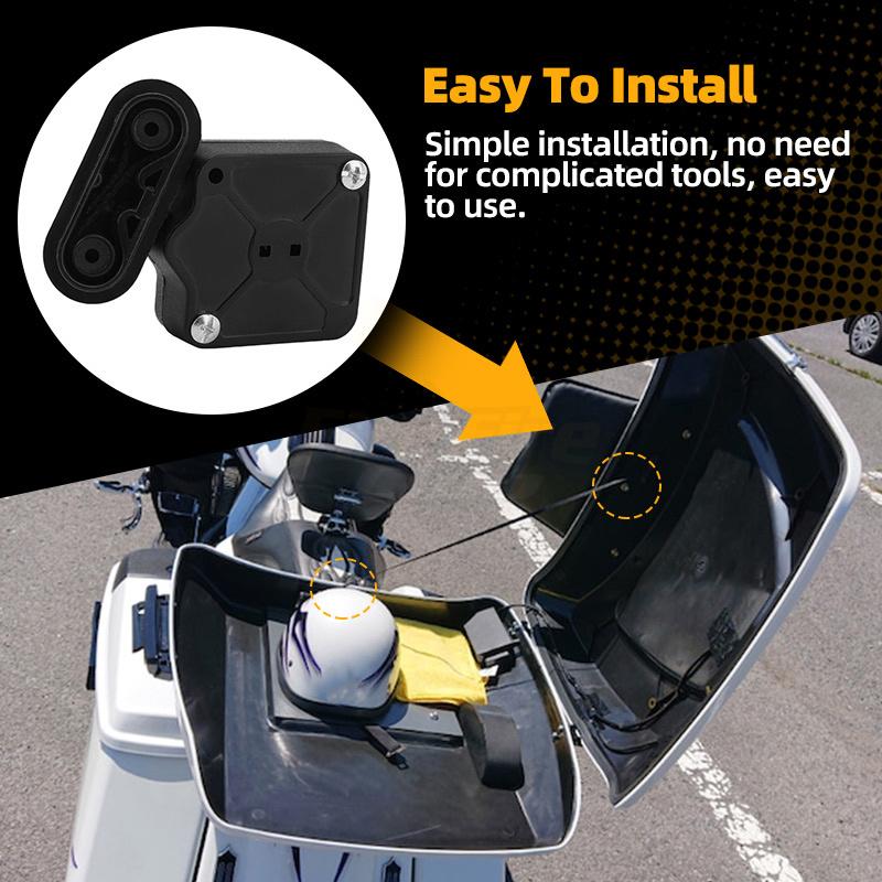 Пластиковый чехол для багажника мотоцикла ABS для Harley Touring Ultra Electra Street Glide Road King FLH/T FLHX FLHR