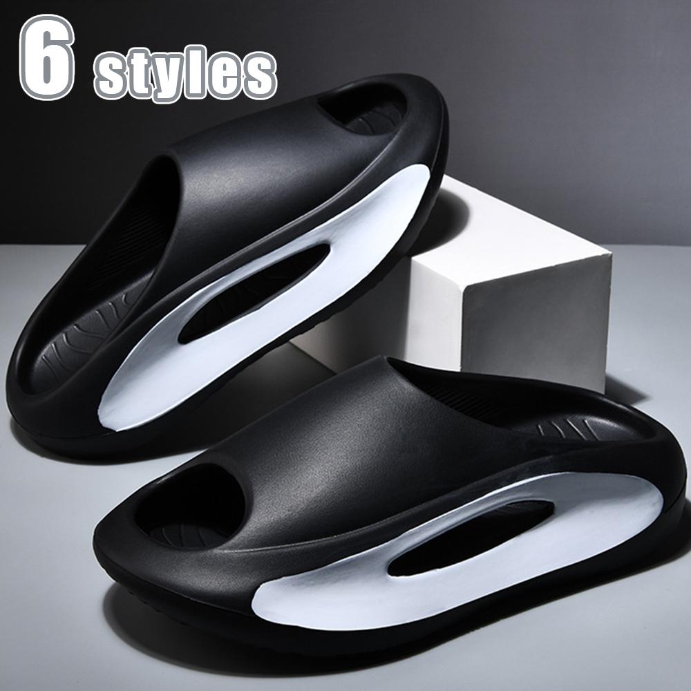 New Summer Sneaker Slippers For Women Men Thick Bottom Platform Slides Soft EVA Hollow Unisex Sports Sandals Casual Beach Shoes
