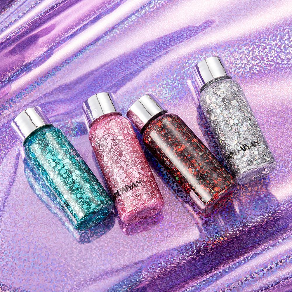 Eye Glitter Nail Hair Body Face Glitter Gel Art Flash Heart Loose Sequins Cream Festival Glitter Decoration Party Festival