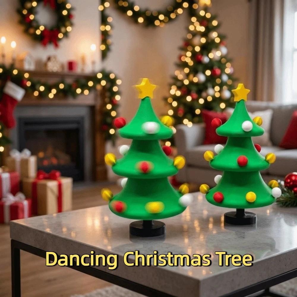 Detachable Rotating Christmas Tree PLA Christmas Tree Stress Relief Toy for Home Decor
