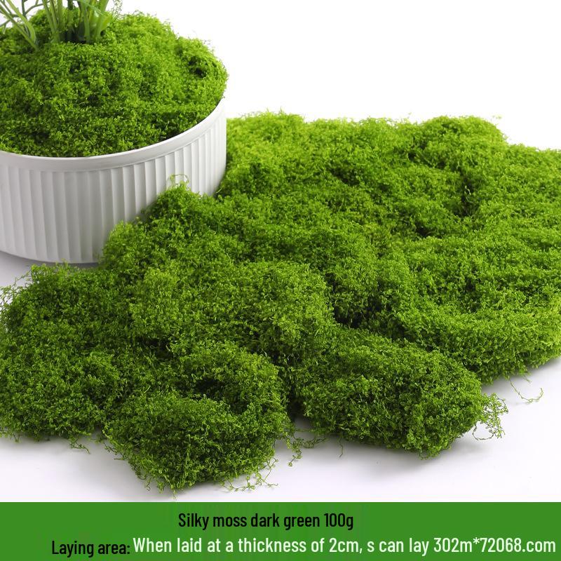 Artificial Moss Green Plants Micro Landscape Rockery Lawn Potted Bonsai Decorative DIY Ornaments