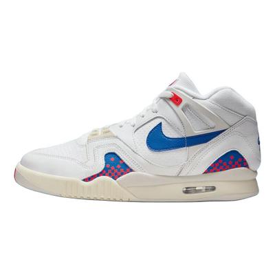 Мужские кроссовки Air Tech Challenge 2 Pixel Court Белый Королевский-синий Лазерно-малиновый FZ9033-102