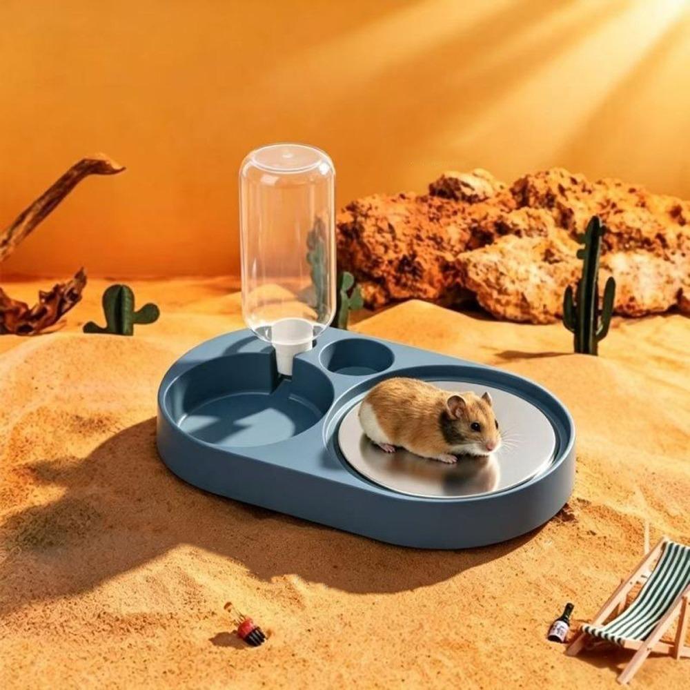 Drip-proof Cooling Feeding Station Tray Large Capacity Automatic Water Kettle For Small Pet Summer
