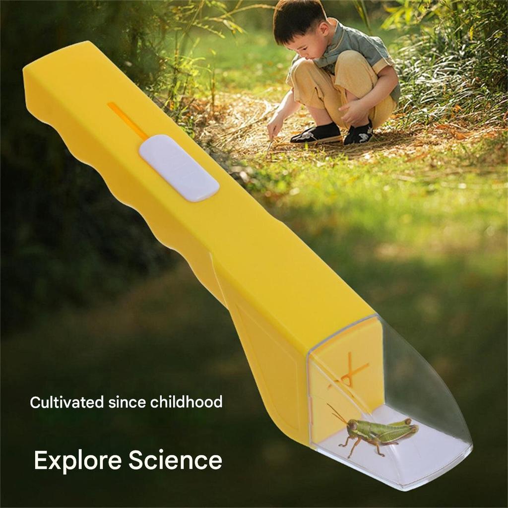 Children's Handheld Insect Catcher Observation Box Collection Box Magnifying Glass Butterfly Insect Observer Outdoor Exploration