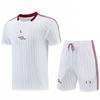 Mens Womens Short Sleeve Training Kit Sportswear Set Football Basketball Volleyball