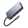 6 in 1 TYPE-C to RJ45 Gigabit USB 3.2 HDMI PD100W Interface Hub Adapter Dock