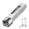 Уличный водонепроницаемый светодиодный фонарик IP68, перезаряжаемый через USB, сверхяркий фонарь, мощный фонарик, Power Bank, портативный фонарик