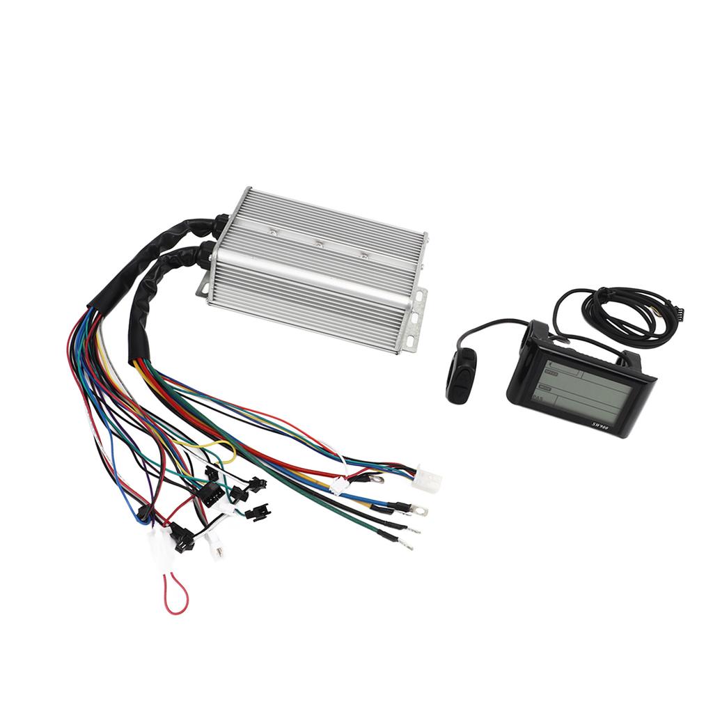 Контроллер 48 В 60 В 1500 Вт с ЖК-дисплеем, профессиональный комплект контроллера бесщеточного двигателя для электровелосипеда