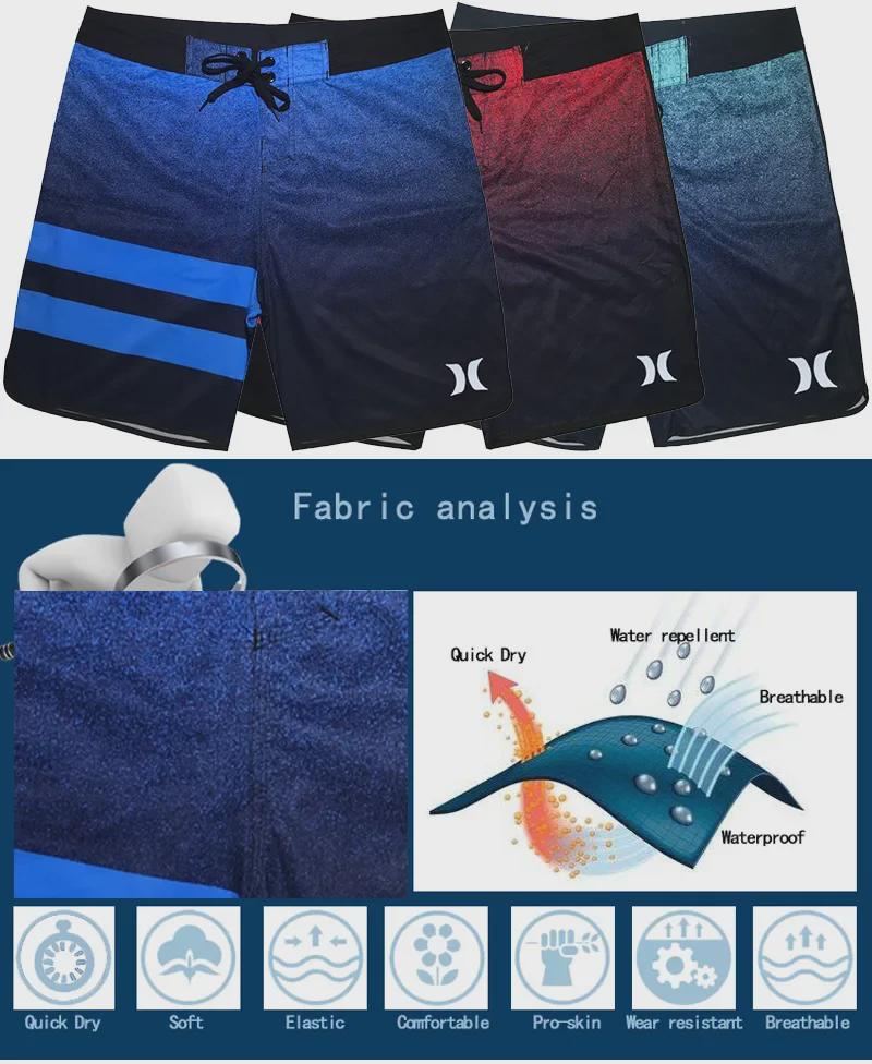 Летние быстросохнущие шорты для серфинга и рыбалки, тянущиеся в 4 направлениях, 2020