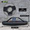 JDM Universal 14inch Leather Steering Wheel Modified Car Sports Steering Wheel Pink Stitching