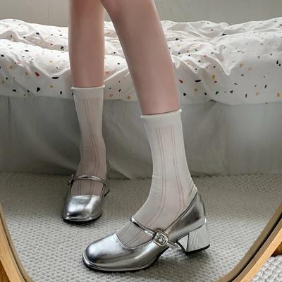 2025 Брендовая обувь для женщин Неглубокие женские туфли на высоком каблуке Ремешок с пряжкой Новинка Офис и карьера Бестселлер Туфли на высоком каблуке Zapatos