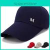 Вышивка букв M Мужские бейсболки с широкими полями Защита от солнца для улицы