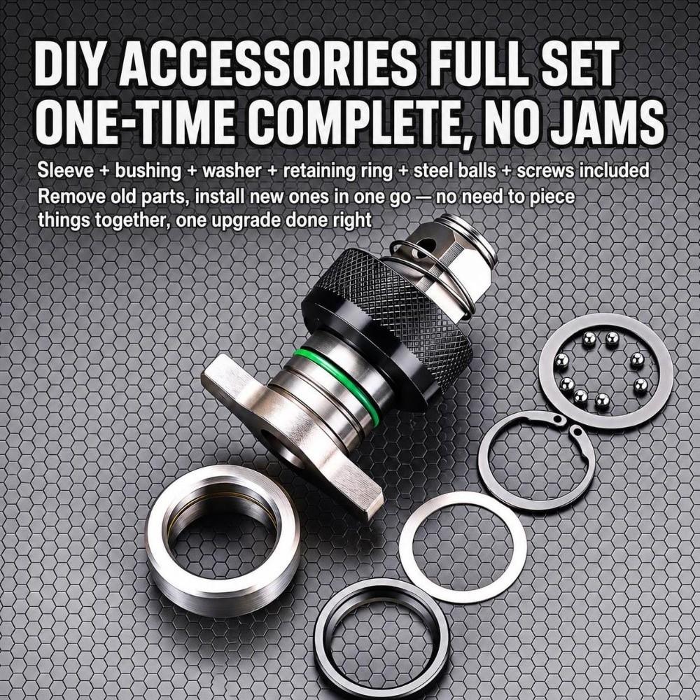 High Hardness Conversion Shaft Kit High Concentricity Impact Wrench Adapter Wrench Conversion