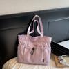 Commuting Large Capacity Nylon Bag Women's Multi-Pocket Shoulder Tote Bag Student Class Bag