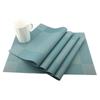 Blue 6Pcs/Lot Placemat For Dining Tableware Pad Beige PVC Table Mat Placemats Pads Bowl Coaster Kitchen Accessories