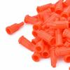50pcs/100pcs Orange Injector Dispensing Needle Sealing Plug Luer Lock Syringe Tips Caps