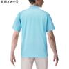 Short Sleeve Shirt Game Shirt Aqua Blue L [YONEX] (111)