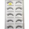 Natural 3D Mink False Eyelashes, Soft Wispy, Fluffy Eye Faux Lashes, Make Up Eyelash, Beauty Cat Cilios, 5 Pairs, 15 Styles