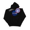 NASA Girls Classic Insignia Logo Distressed Hoodie