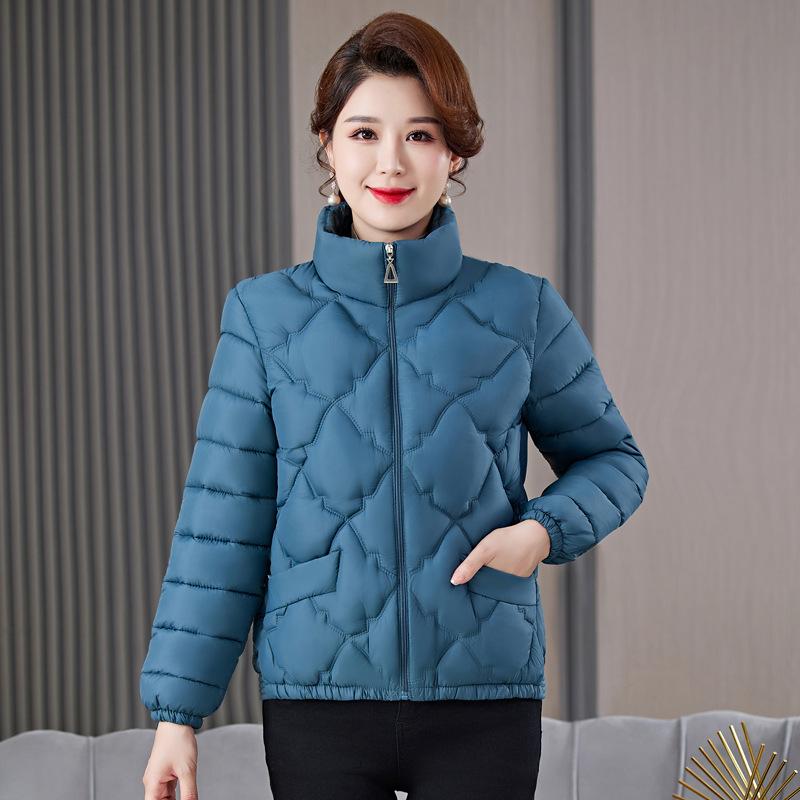Осенне-зимнее модное пуховое хлопковое пальто большого размера, теплая куртка со стоячим воротником, пальто