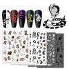 Snake Pattern Waterproof Self-Adhesive Stickers Fingernail Art Decals Decor