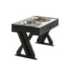 Dog Stainless Steel Bowl Pet Feeder Water Lifting Dining Table Double Bowl Dining Foldable Adjustable Non Slip Cat Pet Supplies