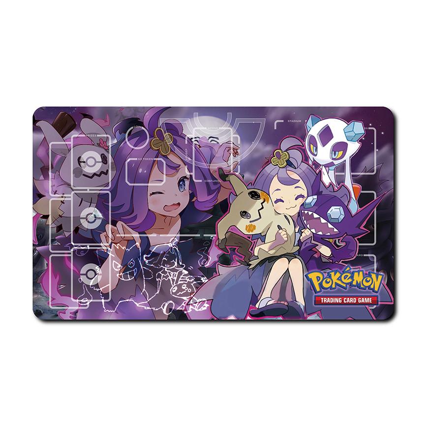 Purple Ghost Type Pokemon Playmat NonSlip Gaming Mouse Pad
