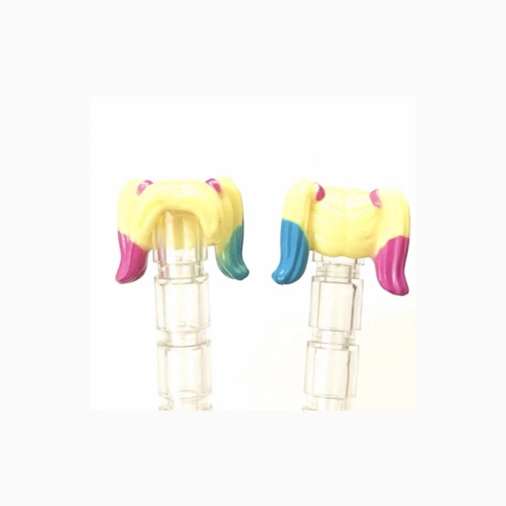 City Building Blocks Body Character Clothing Accessories Helmet Hat Colorful Hair Hairstyle Mini Brick Compatible Toy Gift X040