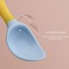 Ложка для ребенка, набор посуды, вспомогательная силиконовая ложка для еды, обучение еде для малышей, гибкая мягкая вилка, детская посуда