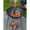 Reinforced Steel Camping Campfire Tripod Foldable Camping Grill Pot Rack  Camping Kitchen