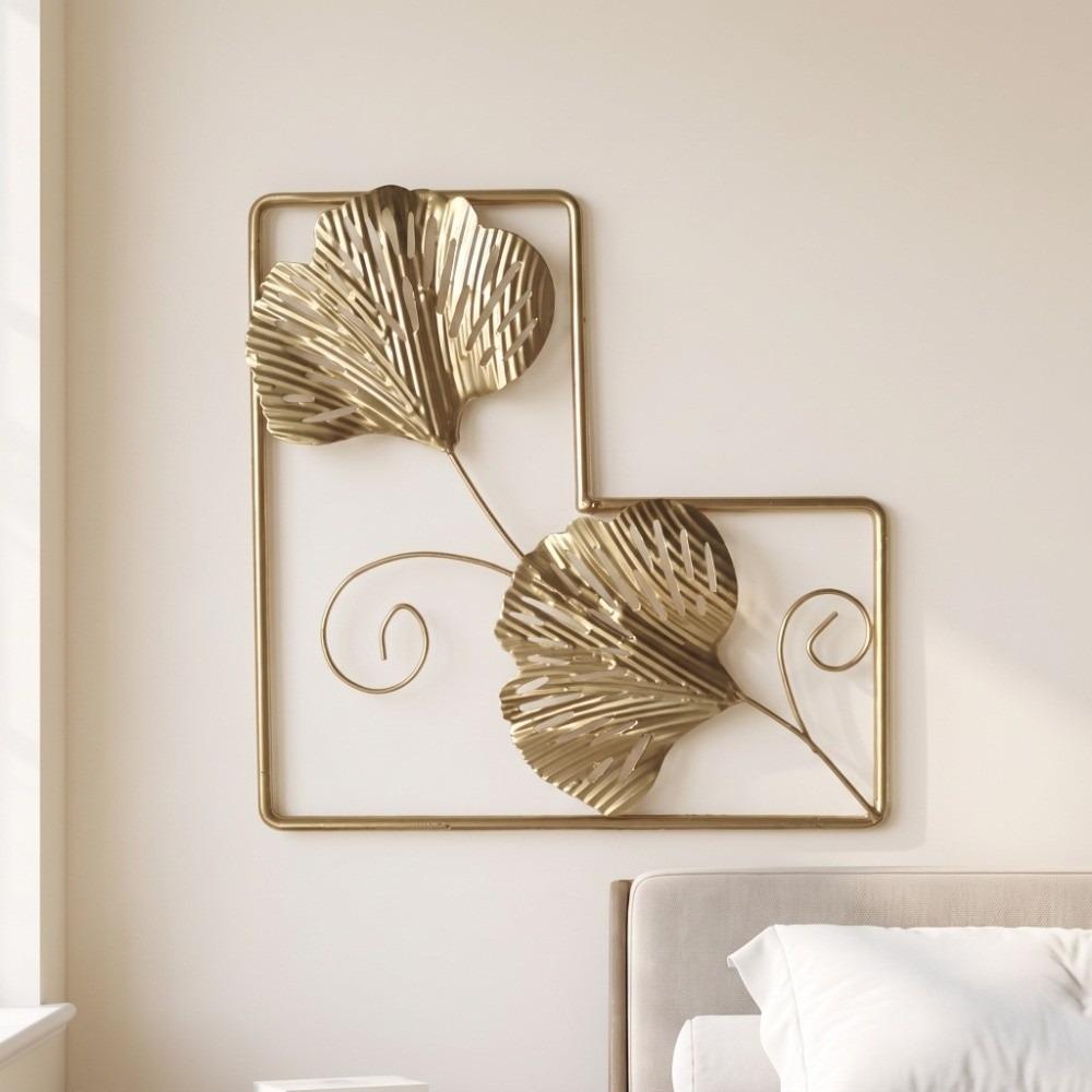 Gold Color Metal Wall Art Decor 7.9in Home Decor Wall Art Silhouette Wall Art For Living Room