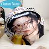 Зонт с индивидуальным именем, Зонт-коллаж с K-pop айдолами, 8 спиц, для путешествий, кемпинга, повседневный, легкий, портативный, незаменимый для семейных подарков
