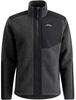 Lundhags Saruk Wool Pile Mid Full Zip Jacket In Charcoal