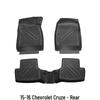 Экологичные напольные коврики из ТПЭ для модификации салона Chevrolet Cruze 2015-2016
