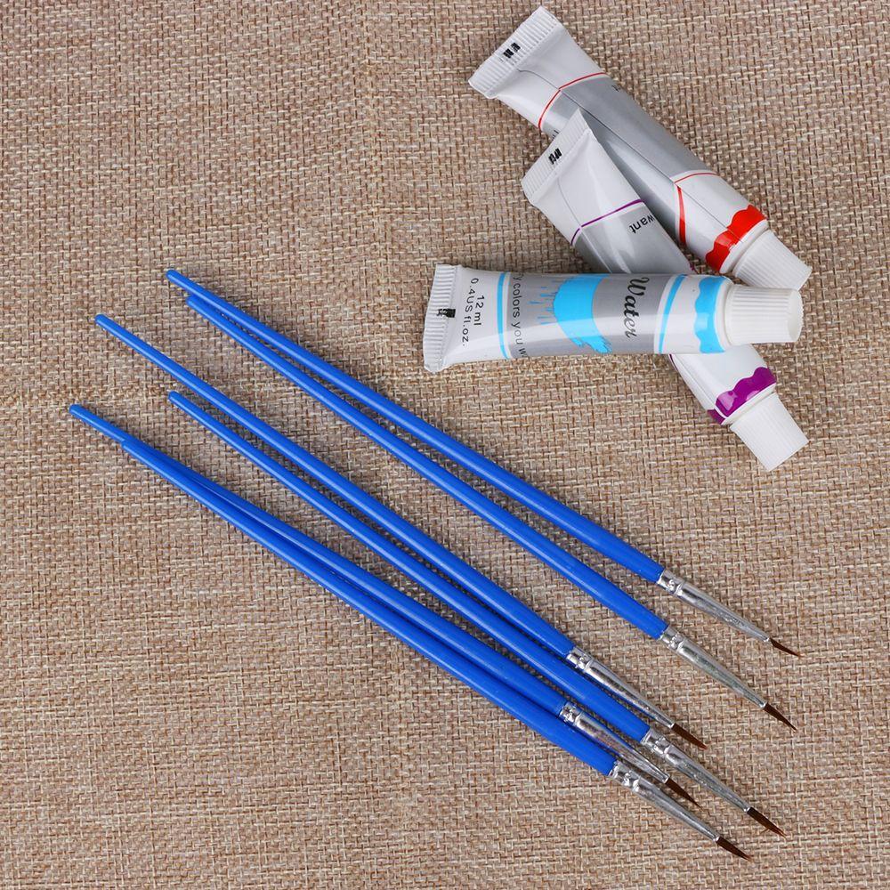 10pcs/set Crafts Painting Drawing hook line pen Oil Painting Brushes Nylon hair Watercolor