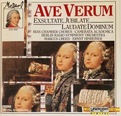 CD МОЦАРТ - Ave Verum 15884 LaserLight Digi 1990 США Классика Б/У