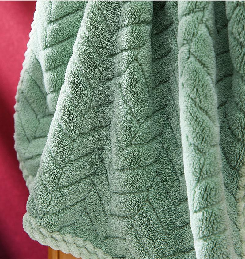 Утолщенное большое банное полотенце, полотенце из сверхтонкого волокна, мягкое и хорошо впитывающее женское и мужское банное полотенце, полотенце для салонов красоты и парикмахерских