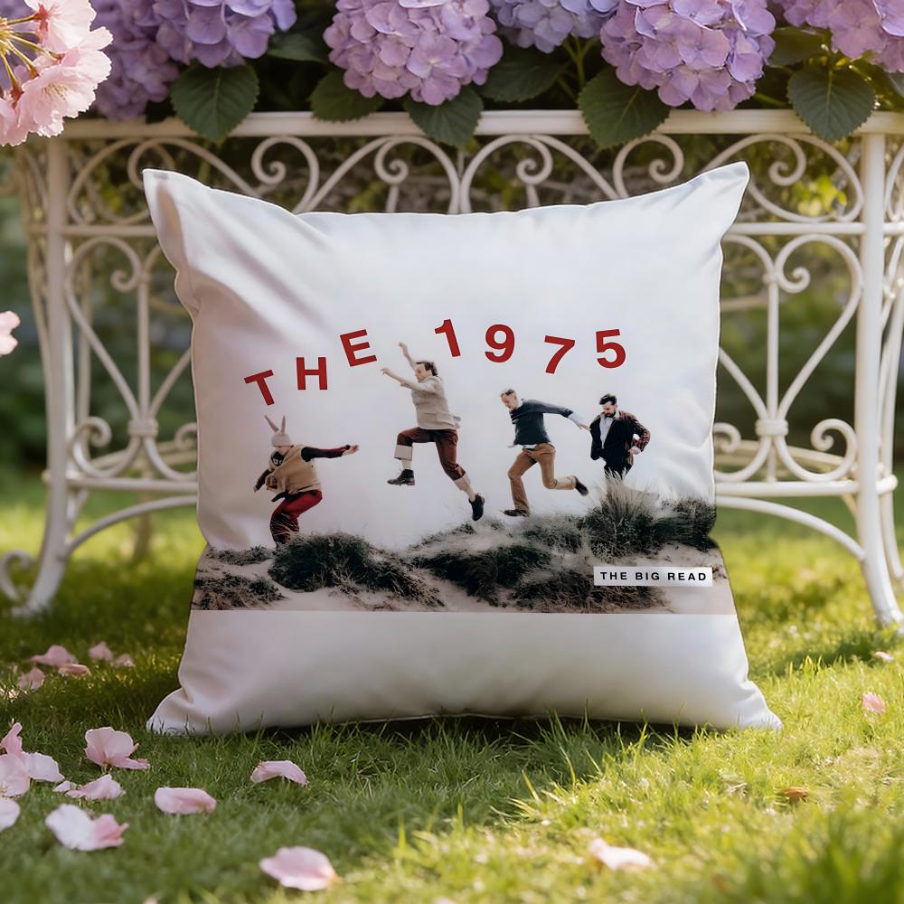 Подушка с чехлом для подушки The 1975S, двойного назначения для дома и автомобиля: Двусторонняя конструкция для максимального комфорта