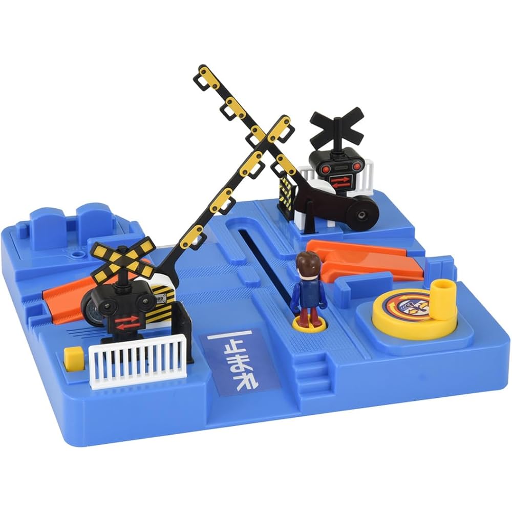 Plarail J-19 Plakids Sound Level Crossing Set with Train Sounds and Accessories Toy Set